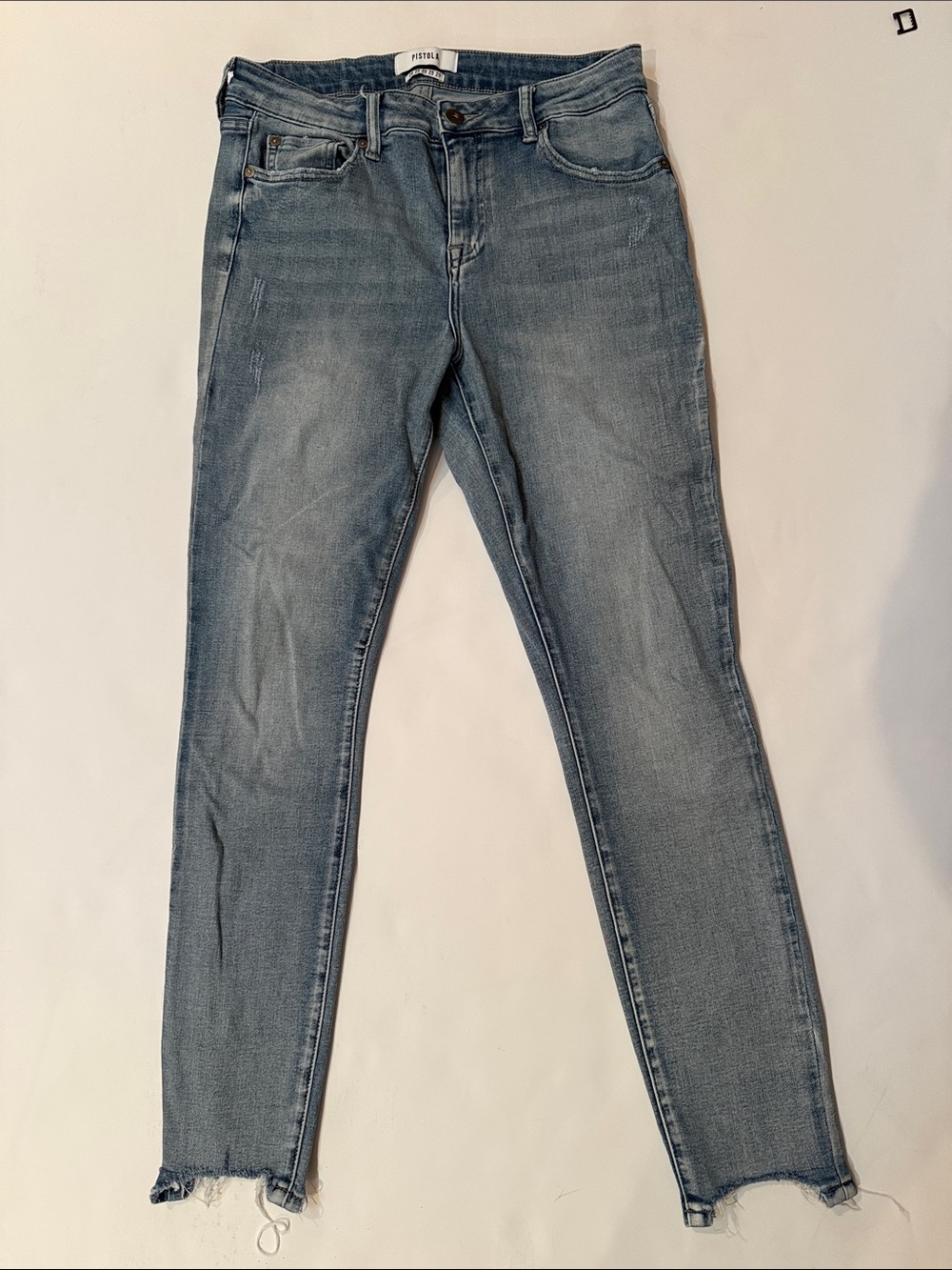 Pistola Denim Light Blue Stretch Skinny Jeans